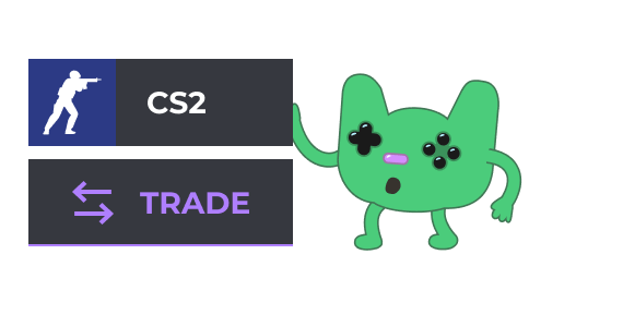 Select CS2 on the top line of the page and choose the “Trade” option