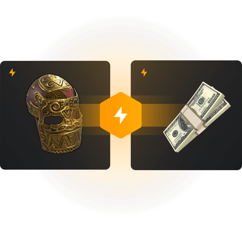 Instant sell, instant cashout